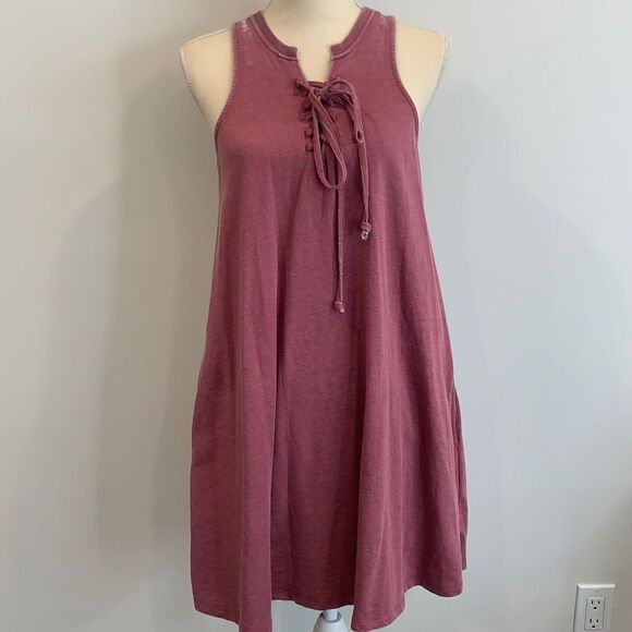 Z Supply T-Shirt Dress with Pockets - NWT - Size Small - Picture 1 of 6